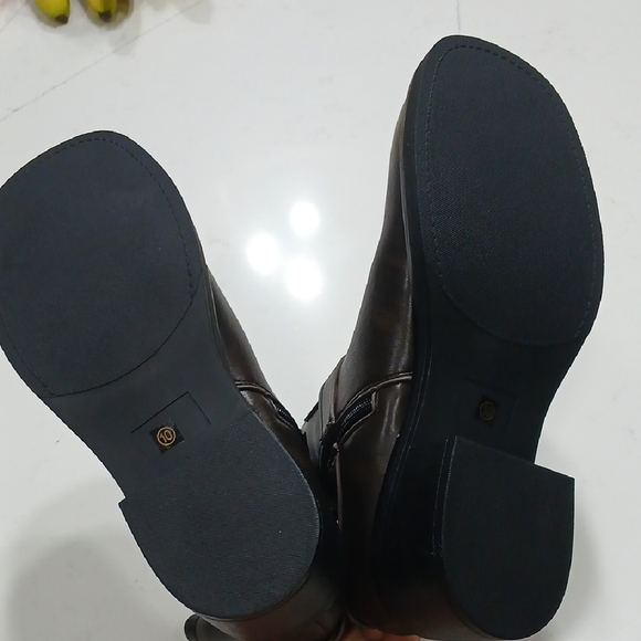 Lulu's Women's Brownish Moto  Boots, New Without Tags Or Box , Size 10 - Picture 6 of 9